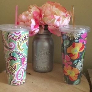 Vera Bradley summer tumblers